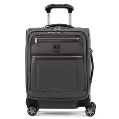 Travelpro Platinum Elite Softside Expandable Checked Luggage, 8 Wheel Spinner Large Suitcase, TSA Lock, Men and Women ( Vintage Grey , International Carry-on 19-Inch ) Vintage Grey International Carry On 19 Inch U5