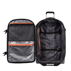 Travelpro Unisex-Adult Bold Softside Expandable Rollaboard Upright Luggage ( Grey/Black , Checked-Large 28-Inch ) Grey/Black Checked Large 28 Inch U2