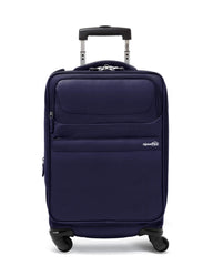 Genius Pack G4 22" Carry On Spinner Luggage - Smart, Organized, Lightweight Suitcase ( G4 - Navy ) G4 - Navy U5