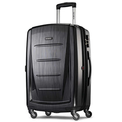 Samsonite Winfield 2 Hardside Luggage with Spinner Wheels Brushed Anthracite Checked Medium 24 Inch U9