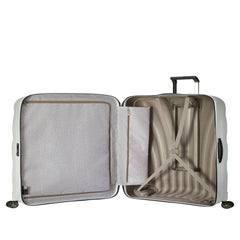 Samsonite C-LITE Hardside Spinner Luggage Collection ( Off White , 33-Inch Checked-X-Large ) Off White 33 Inch Checked X Large U2