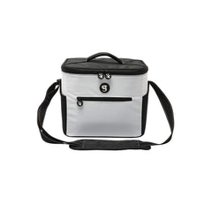 Geckobrands Medium 11 bottle / 12 Can Cooler with Removable Hard Liner ( White/Black , One Size ) White/Black One Size U2