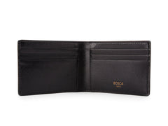 Bosca Men's Wallet, Dolce Small Bifold Wallet ( Black , One Size ) Black One Size U4