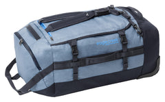 Eagle Creek Cargo Hauler Wheeled Duffel Travel Bag with Backpack Straps and Handles, Lockable U-Lid Opening, End Compartments, and Compression Straps Glacier Blue 110 L U1