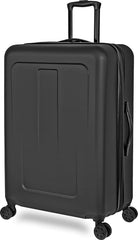 TOTAL TRAVELWARE Passage Expandable Hardside Spinner ( Black , Checked-Large 28-Inch ) Black Checked Large 28 Inch U1