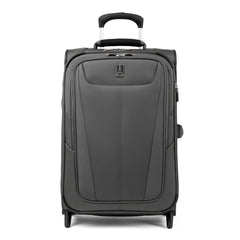 Travelpro Maxlite 5 Softside Expandable Upright 2 Wheel Luggage, Lightweight Suitcase, Men and Women Shadow Grey Carry On 22 Inch U12