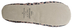Isotoner Women's Classic Satin Ballerina Slipper Cheetah Medium U1