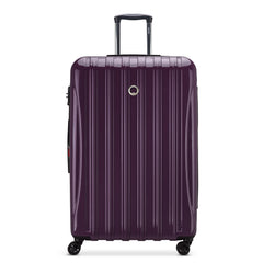 DELSEY Paris Helium Aero Hardside Expandable Luggage with Spinner Wheels ( Plum , Checked-Large 29 Inch ) Plum Checked Large 29 Inch U3