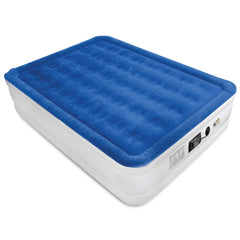 SoundAsleep Dream Series Luxury Air Mattress with ComfortCoil Technology & Built-in High Capacity Pump for Home & Camping- Double Height, Adjustable, Inflatable Blow Up, Portable - Queen Size U1