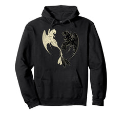How to Train Your Dragon 3 Hidden World Lightfury Toothless Pullover Hoodie Black U1