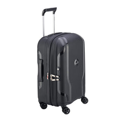 DELSEY PARIS Clavel Hardside Expandable Luggage with Spinner Wheels, Black, Carry-On 19 Inch Black Carry-On 19 Inch U1