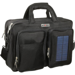 Bellino G-Tech Solar Computer Brief/Backpack, Black (5263BLK) Black undefined U1