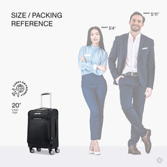 Samsonite SoLyte DLX Carry-On Expandable Spinner U2