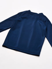 Kanu Surf boys Platinum Long-sleeve Rashguard rash guard shirts, Navy, 14-16 US U1