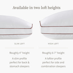 Saatva Latex Pillow - Standard Loft (4" - 5") - Hypoallergenic Pillow with Shredded Latex Core - Breathable - Machine Washable Organic Cotton Cover - King (34"x18") 1 Pack White King (Pack of 1) U2