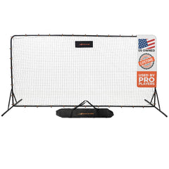 Soccer Rebounder Net Feet Practice Soccer Training Equipment | Portable, Easy Assembly, Steel Frame | Perfect for Practicing Backyard Volley, Solo Training,Kickback, Passing, Pitchback (12x6 Feet) U1