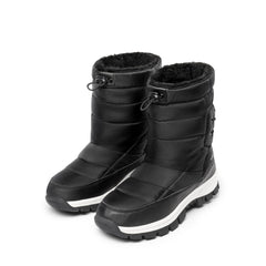 DREAM PAIRS Women's Winter Snow Boots Waterproof Lightweight Warm Fashion Janara Mid Calf Boot,Size 7,Black Black 7 U1