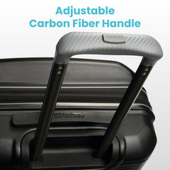 American Tourister Stratum 2.0 Expandable Hardside Luggage with Spinner Wheels, Checked-Medium, Jade Green U1