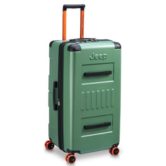 Jeep JH002B Hardside Expandable Luggage with Spinner Wheels, Elm Green, Checked-Large 29 Inch Elm Green Checked-Large 29 Inch U1