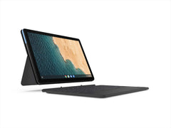 Lenovo IdeaPad Duet 10.1 inches FHD (1920 x 1200) Touchscreen 2-in-1 Chromebook, MediaTek Helio P60T, 4GB RAM, 64GB eMMC, Chrome OS, Ice Blue + Iron Grey (Renewed) U1