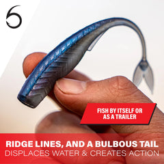 6th Sense Fishing Juggle Minnow - Soft Plastic - Bass Fishing U1