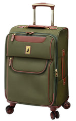LONDON FOG Westminster 25" Expandable Spinner, Inch Green U1
