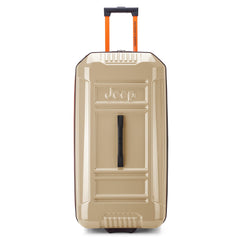 Jeep JH003B Hardside Expandable Luggage with Two Wheels Warm Sand Checked-Large 30 Inch U1