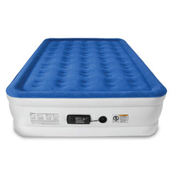 SoundAsleep Dream Series Luxury Air Mattress with ComfortCoil Technology & Built-in High Capacity Pump for Home & Camping- Double Height, Adjustable, Inflatable Blow Up, Portable - Queen Size U1