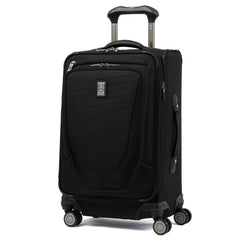 Travelpro Crew 11 Softside Expandable Luggage with Spinner Wheels, Black, Carry-On 19-Inch U1