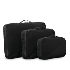 Samsonite 3-Piece Compression Packing Cube Set, Black Black Multiple Sizes U1