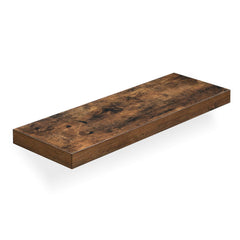VASAGLE Floating Shelf, Wall Shelf for Photos, Decorations, in Living Room, Kitchen, Hallway, Entryway, Bathroom, Rustic Brown ULWS26BX Rustic Brown 7.9”D x 23.6”W x 1.5”H U1