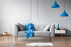 Basic+ Cozy 50 X 60 Fleece Throw Blanket -Baby Blue Baby Blue 50" x 60" U1