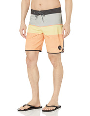 Quiksilver Men's Standard Surfsilk Tijuana 19 Inch Outseam Boardshort Swim Trunk Bathing Suit, Peach Pink, 32 Peach Pink 32 U1