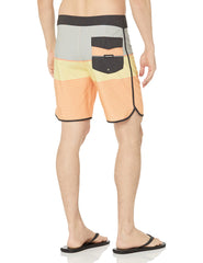 Quiksilver Men's Standard Surfsilk Tijuana 19 Inch Outseam Boardshort Swim Trunk Bathing Suit, Peach Pink, 32 Peach Pink 32 U1