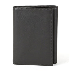 Bosca Nappa Vitello ID Trifold Wallet ( Black , One Size ) Black One Size U2
