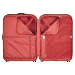 DELSEY Paris Chatelet Hardside Luggage with Spinner Wheels ( Champagne White , Checked-Large 28 Inch ) Champagne White Checked Large 28 Inch U3