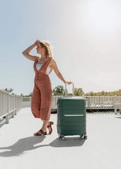 Samsonite Freeform Hardside Expandable with Double Spinner Wheels ( Sage Green , Checked-Large 28-Inch ) Sage Green Checked Large 28 Inch U1