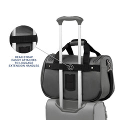 Travelpro Maxlite 5 Softside Lightweight Underseat Carry-On Travel Tote, Overnight Weekender Bag, Men and Women Shadow Grey One Size U4