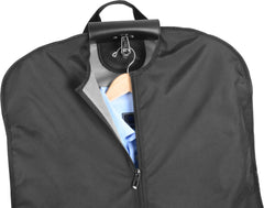 WallyBags Solutions 25 Expandable Spinner with Removable Garment Bag ( Black , One Size ) Black One Size U1