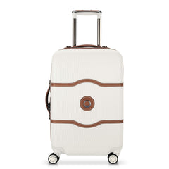 DELSEY Paris Chatelet Hardside Luggage with Spinner Wheels Champagne White Carry On 21 Inch U3