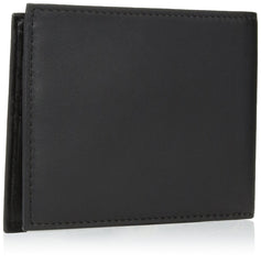 Bosca Men’s Wallet, Nappa Vitello Leather Executive I.D. Wallet with RFID Blocking ( Black , One Size ) Black One Size U4