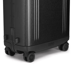 ZERO Halliburton Pursuit Aluminum Hardside Travel Case ( Black , Continental Carry-On ) Black Continental Carry On U1