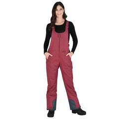 Arctix Women's Essential Bib Overall Regular 31 ( Crimson , 4X ) Crimson 4 X U2