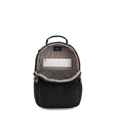 Kipling Seoul Go Small Laptop Backpack ( Black Noir , Small ) Black Noir Small U1