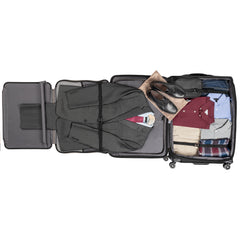 Travelpro Crew Versapack Softside Expandable Spinner Wheel Luggage Jet Black Checked Large 29 Inch U3