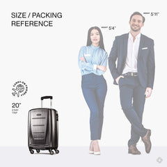 Samsonite Winfield 2 Hardside Luggage with Spinner Wheels U4