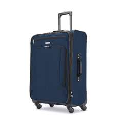 American Tourister Pop Max Softside Luggage with Spinner Wheels ( Navy , 3-Piece Set (21/25/29) ) Navy 3 Piece Set 21 25 29 U11