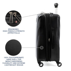Travelpro Maxlite 5 Hardside Spinner Wheel Luggage ( Black , Carry-On 21-Inch ) Black Carry On 21 Inch U3