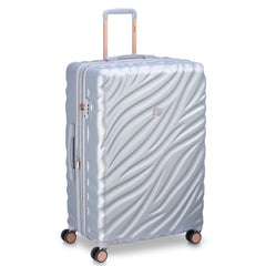 Delsey Alexis Lightweight Luggage, 4-Wheel Spinners Hardshell Suitcase, Expandable with TSA Lock ( Platinum/Rose Gold , Checked-Large 29-Inch ) Platinum/Rose Gold Checked Large 29 Inch U9