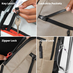 Sherpani Metro, Anti Theft Travel Sling Bag, Sling Backpack, Crossbody Backpack, Sling Bag for Women ( Straw , One Size ) Straw One Size U1